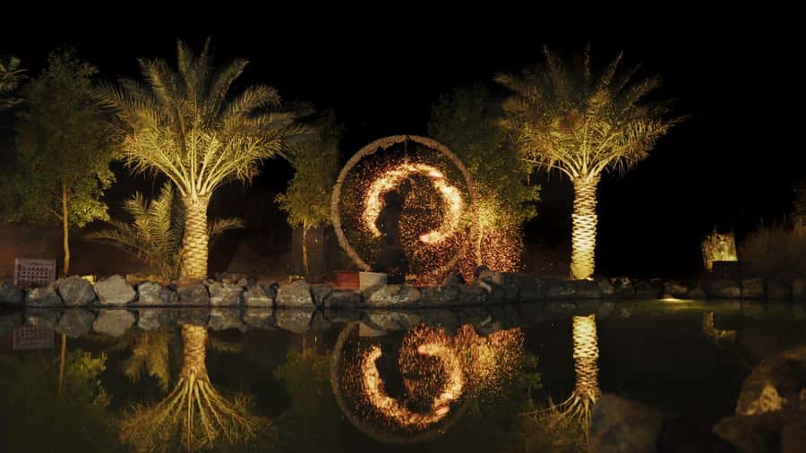 Dubai: Luxury Safari with Michelin-Curated 5-Course Dinner - Falconry with sunset canapés