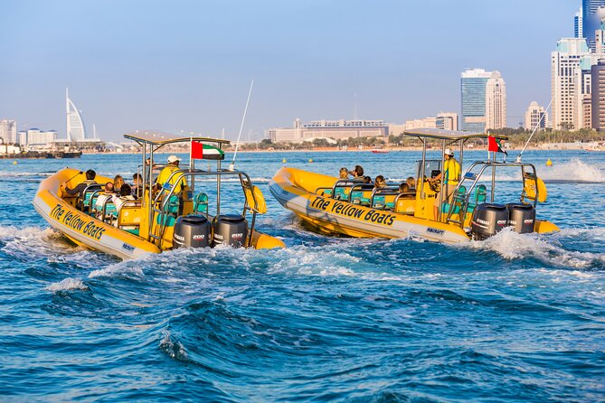 Dubai Marina Guided Sightseeing High-Speed Boat Tour - Palm Jumeirah and the view of Atlantis