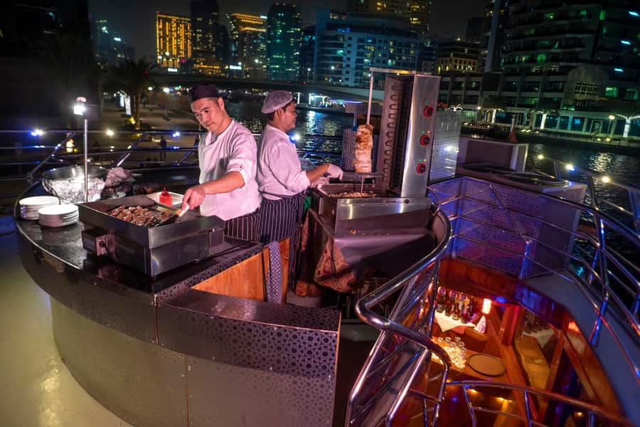 Dubai: Marina Luxury Dhow Dinner Cruise - Setting sail beneath Dubai Marina’s towers