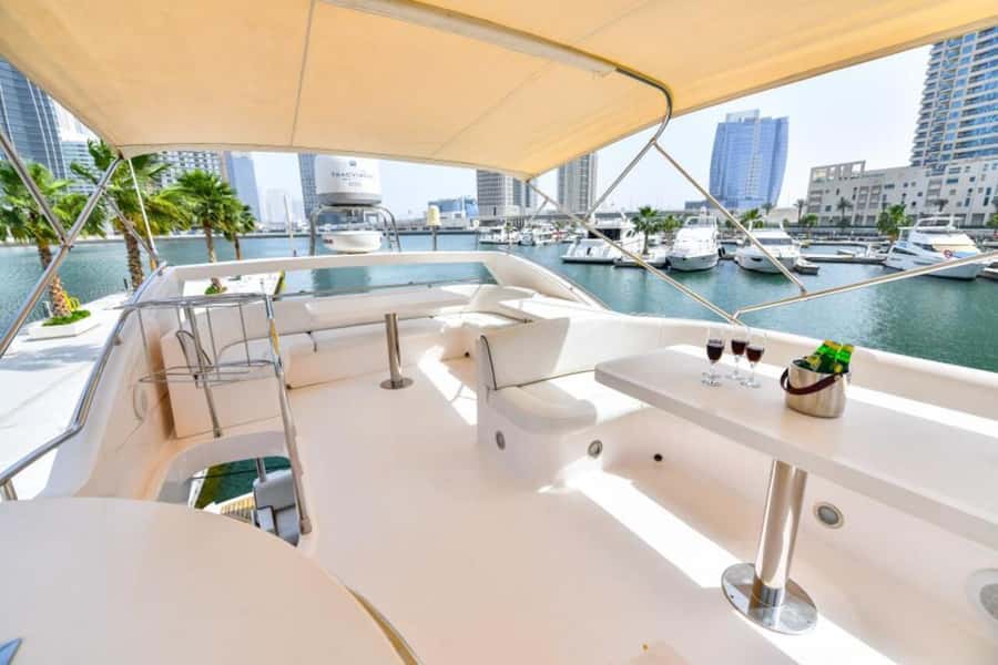 Dubai: Marina Private Luxury Yacht Tour - The crew and the onboard mood