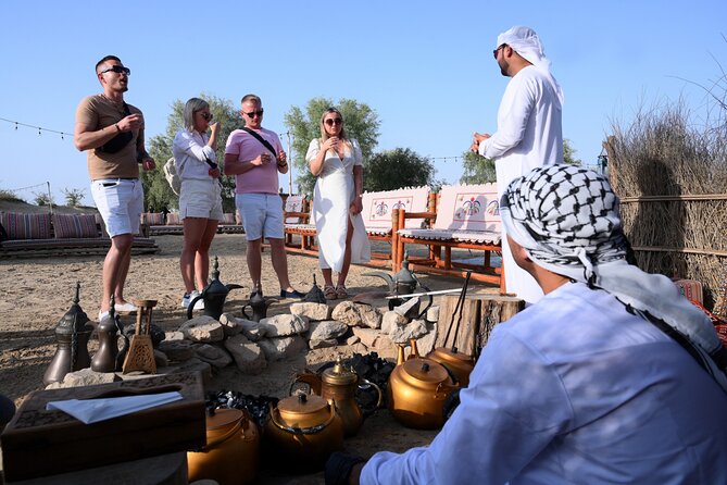 Dubai: Morning Safari by Vintage G Class & Al Marmoom Experience - The camel caravan, from the village into the dunes