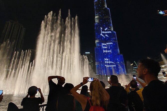 Dubai Nighttime City Tour with Airport or Hotel Transfer. - Burj Khalifa, Dubai Fountain, and Dubai Mall