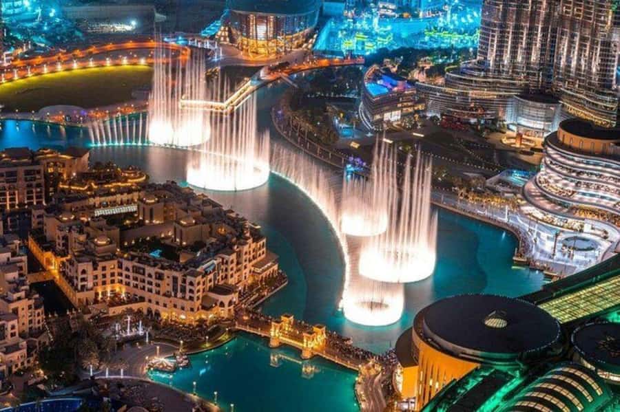 Dubai: Nighttime Guided City Tour by Van & Blue Water Island - Key points to know