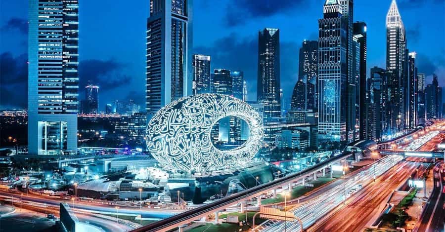 Dubai: Nighttime Guided City Tour by Van & Blue Water Island - Burj Khalifa and Downtown Dubai