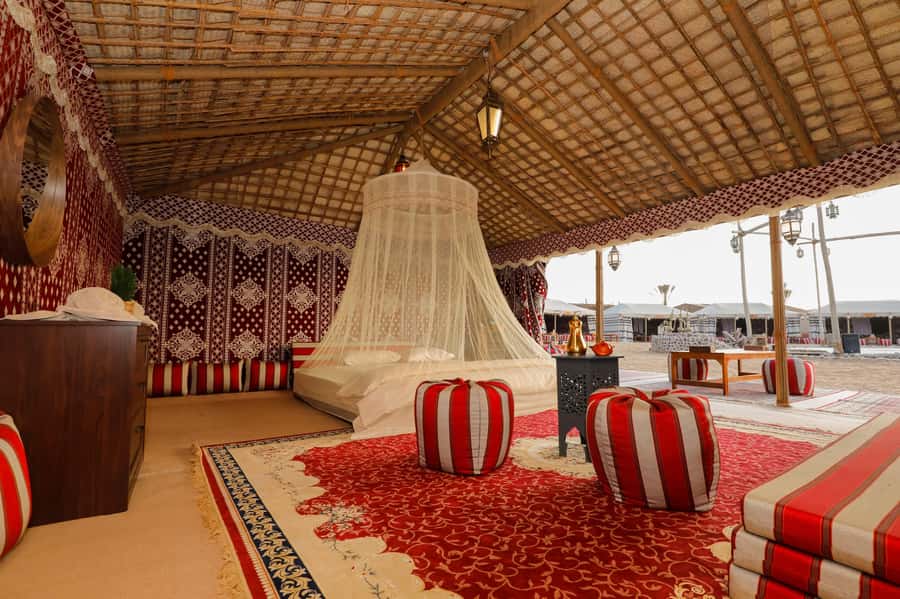 Dubai: Overnight Safari, Dinner, Stargazing & Al Khayma Camp - Guides, group size, and the human side