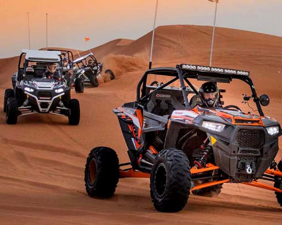 Dubai: Polaris RZR and Sandboarding Desert Adventure - Sandboarding after the buggy ride