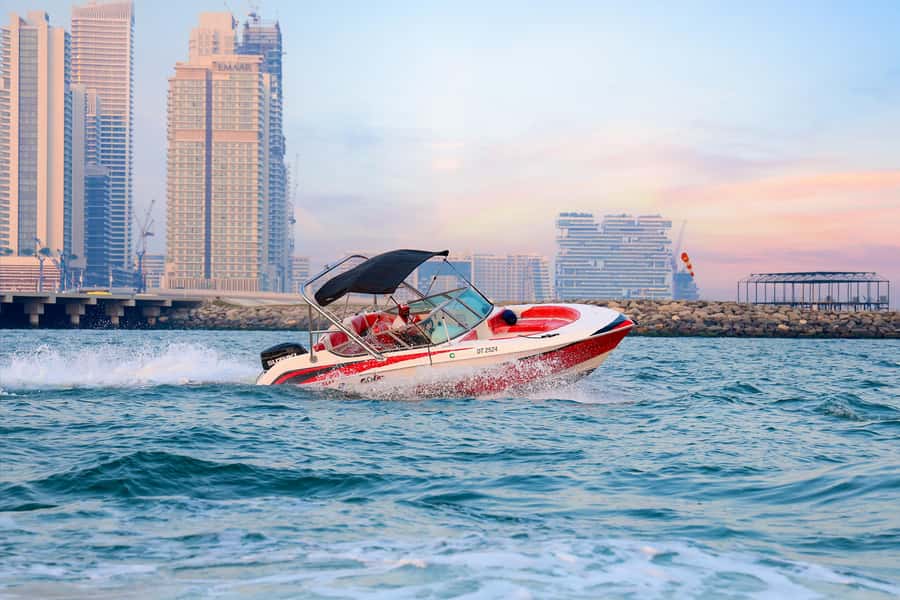 Dubai: Private Boat Tour - JBR/Burj Al Arab/Atlantis options - Palm Jumeirah: the main reason to choose two hours