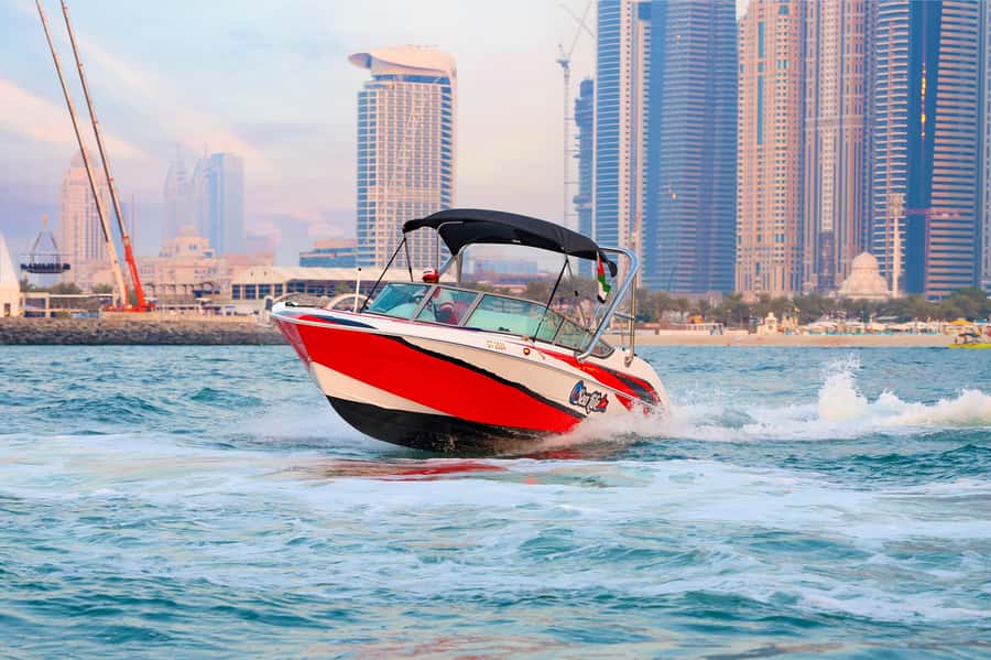 Dubai: Private Boat Tour - JBR/Burj Al Arab/Atlantis options - Burj Al Arab photo stop