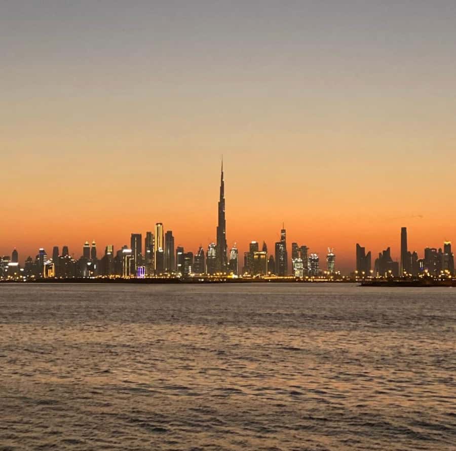 Dubai: Private Creek Harbour and Water Canal Cruise - Under the Dubai Waterfall