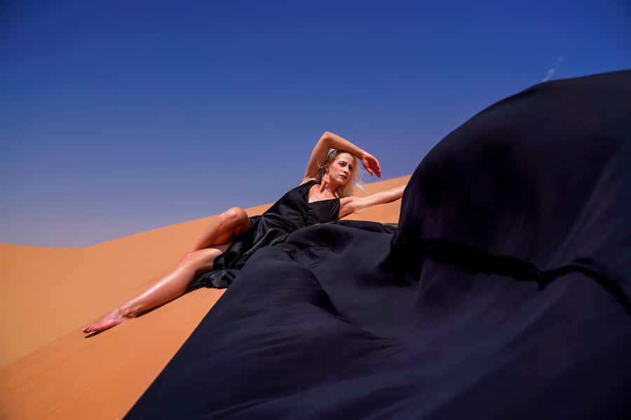 Dubai: Private Flying Dress Photography and Dune Drive Trip - Key points to know before booking