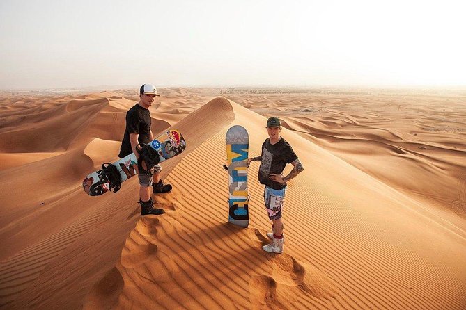 Dubai Private Morning Desert Safari: Camel Ride & Sandboarding - Camel riding for a slower view