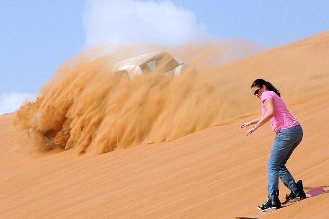 Dubai Private Morning Desert Safari: Camel Ride & Sandboarding - What the $159 group price really gives you
