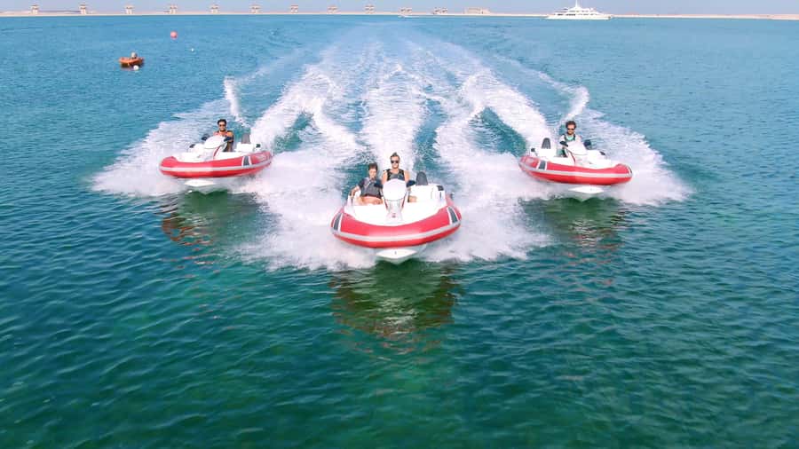 Dubai: Private Self-Drive SeaKart Jet Ski Boat Tour - What the Seakart feels like on open water