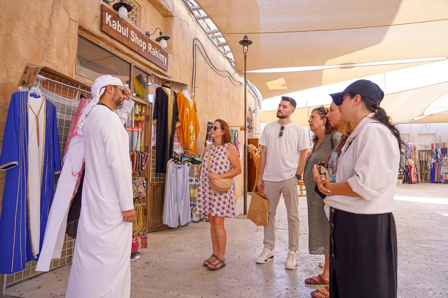Dubai Private Top Attractions, Premium Vehicle & Street Food - Al Fahidi offers the tour’s best walking section