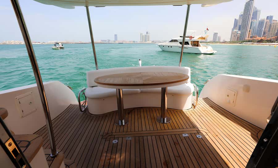 Dubai: Private Yacht Tour Experience with Soft Drinks - Jumeirah Beach Residence from the water