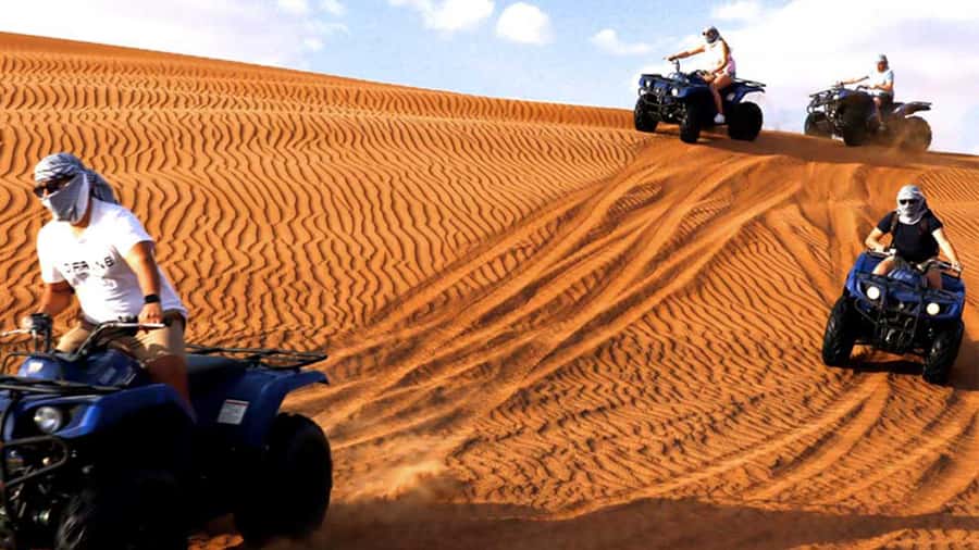 Dubai: Quad & ATV Bike, Red Dune Desert and Safari Adventure - The 2.5-hour camp program