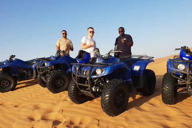 Dubai: Quad Bike Safari, Camels, & Camp with BBQ Dinner - Belly dancing and tanoura after dark