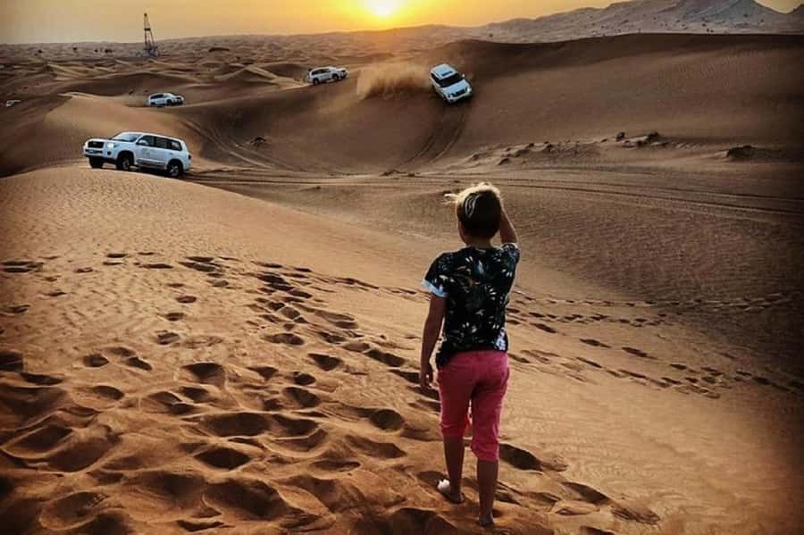 Dubai: Red Dunes Evening Quad Bike, Dune Blast with BBQ - Sandboarding and the desert photo stops