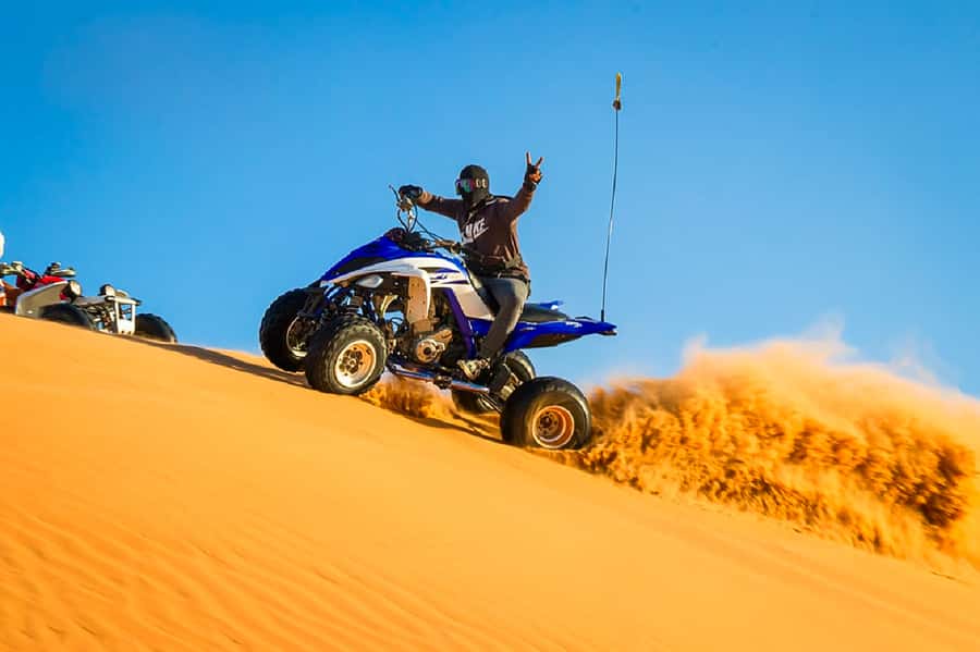 Dubai: Safari, Quad Bike, Camel Ride, and Buffet Dinner - Key points at a glance