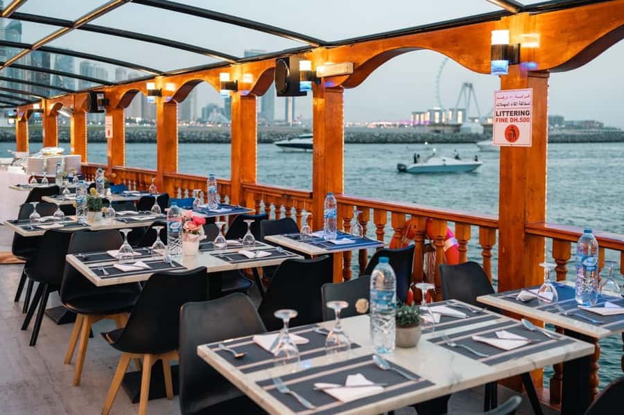Dubai: Scenic Dhow Cruise with Buffet Dinner and Live Shows - Music, Tanoura dancing, and the puppet show