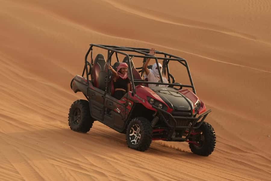 Dubai: Self-Drive Buggy Adventure with Optional BBQ Dinner - Taking control of a Polaris buggy in the Dubai desert