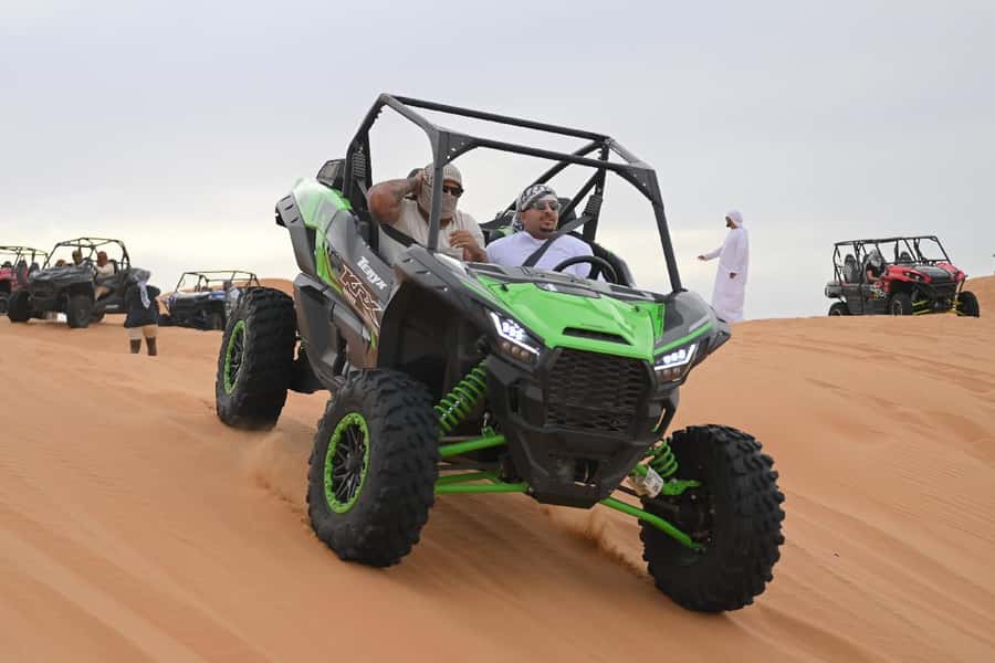 Dubai: Self-Drive Buggy Adventure with Optional BBQ Dinner - Pickup, transport, and the real time commitment