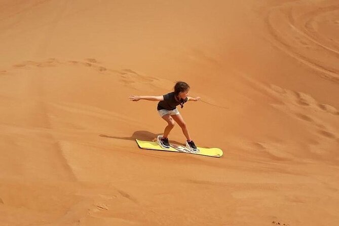 Dubai Self-drive Quad Bike, Sand Boarding, Camels & Refreshments - The short camel ride