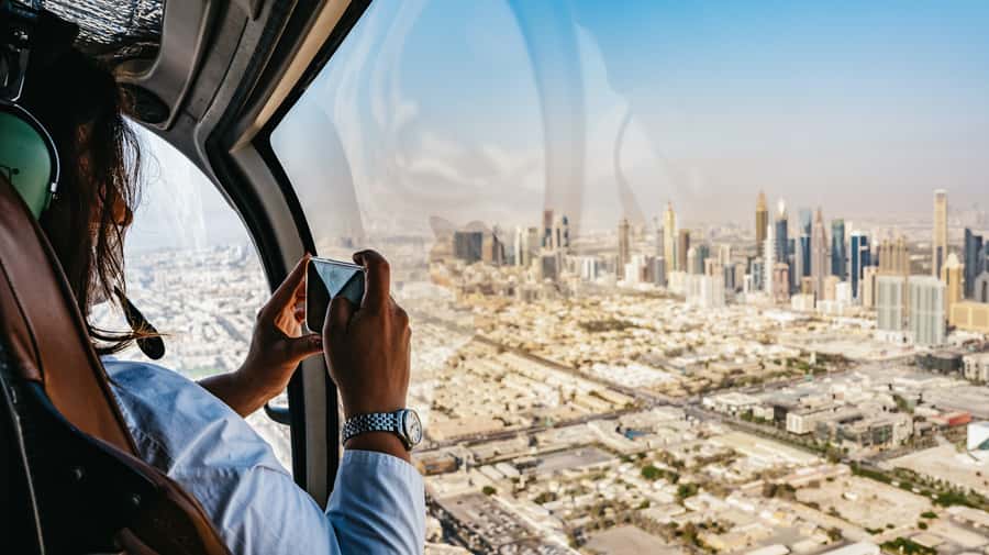 Dubai: Sightseeing Helicopter Ride from The Palm - The 25-minute flight reaches Dubai Marina