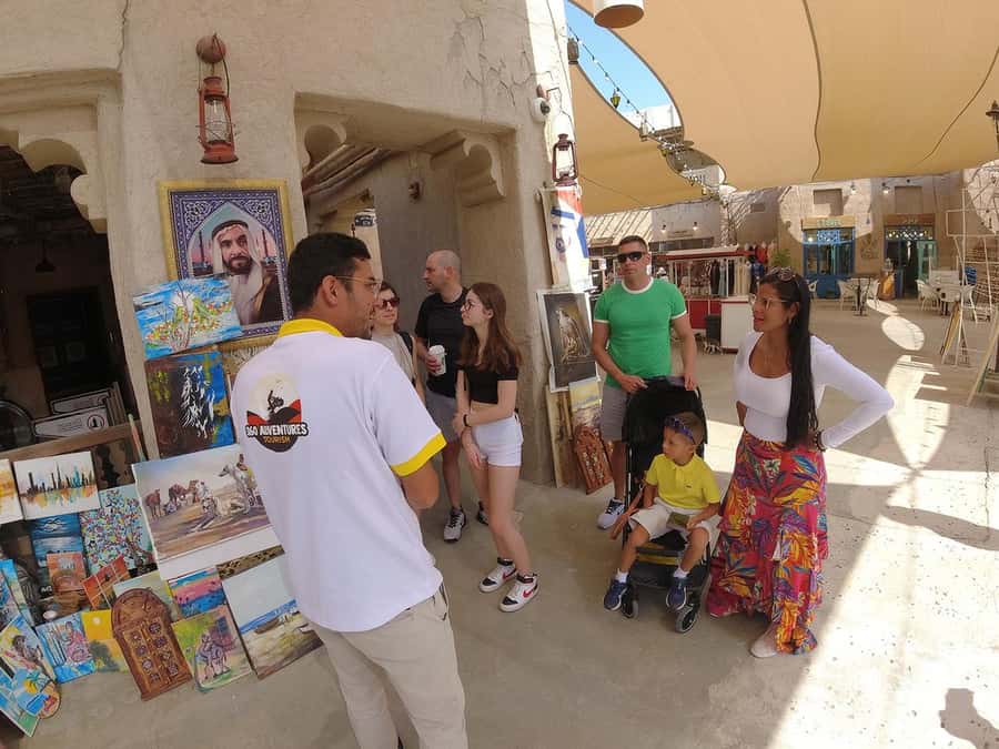 Dubai: Signature Old Town, Heritage Souks & Traditional Abra - Downtown Dubai and Burj Khalifa are drive-by views