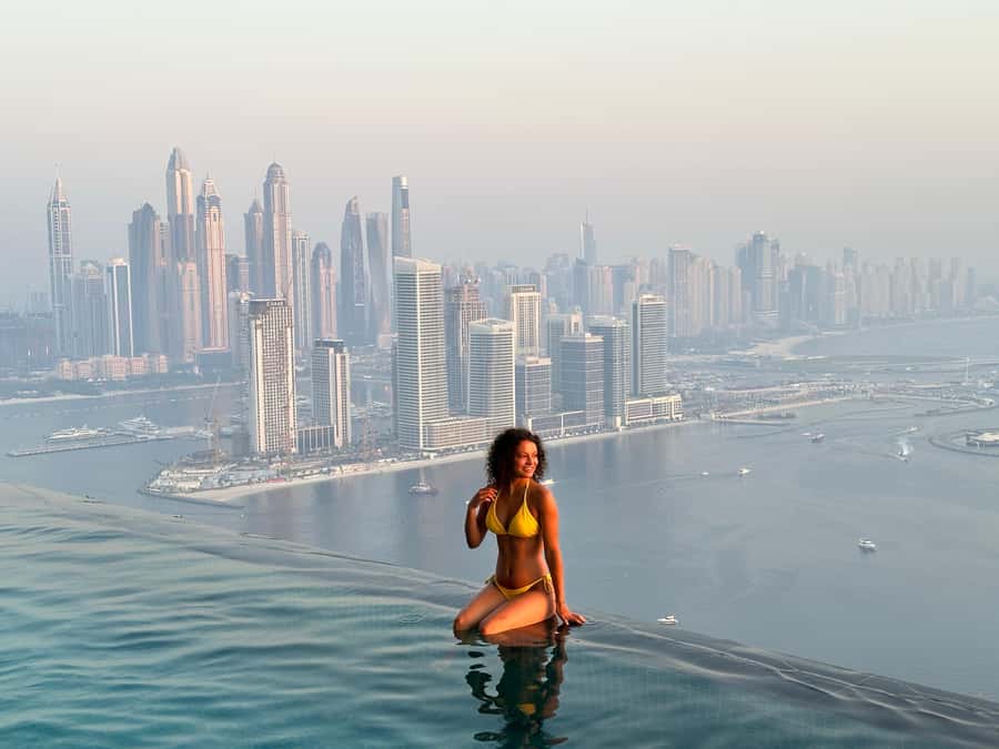 Dubai: Sky Pool and Palm Observatory Access - Why the pool time is the strongest part