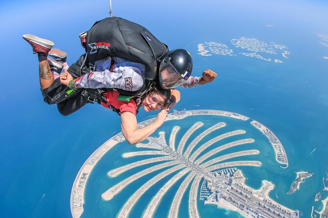Dubai Skydive Tandem Over The Palm including Transfers - Palm Jumeirah is the main event