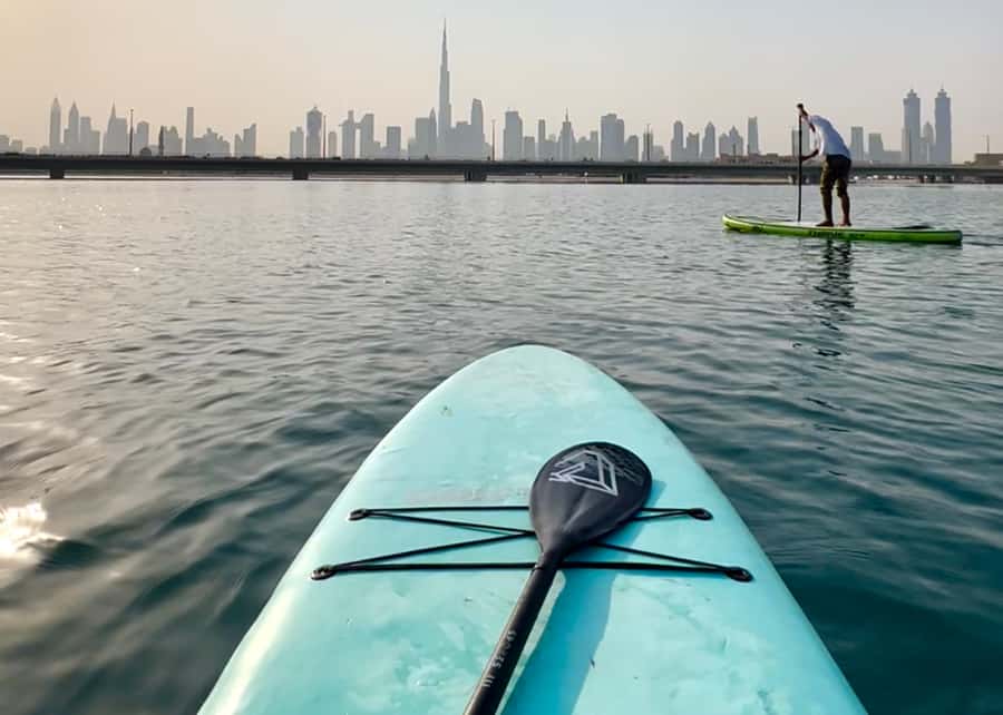 Dubai: Stand-Up Paddle Boarding with Burj Khalifa View - Practical preparation for the water