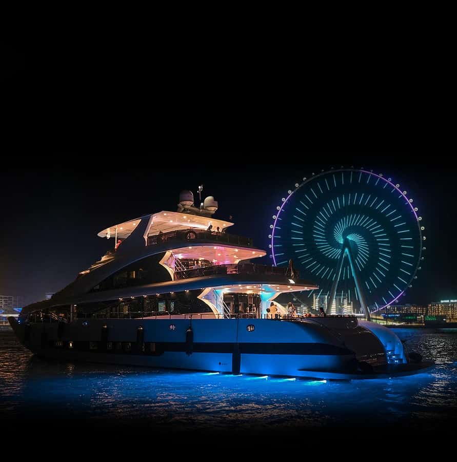 Dubai: Superyacht Experience with Party & Live DJ - The route, sights, and time on the water