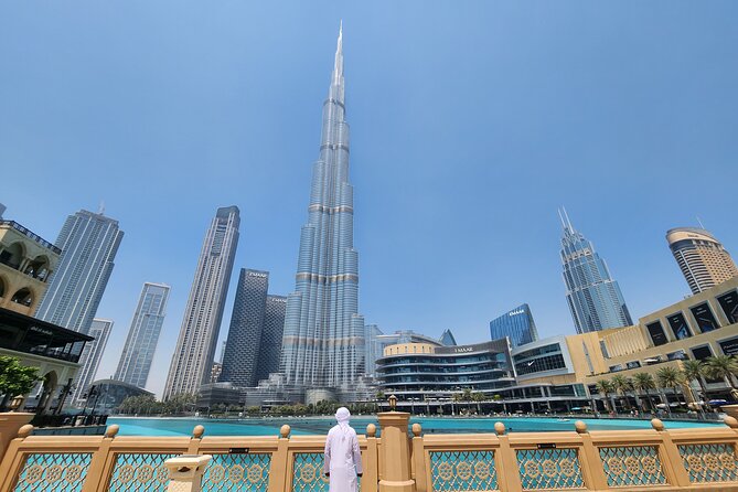 Dubai Top Ten Must-see Sights with Burj Khalifa and Transfers - The Pointe and Atlantis from Palm Jumeirah