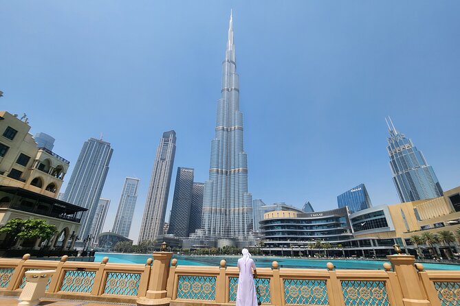 Dubai Top Ten Must-see Sights with Burj Khalifa and Transfers - Dubai Frame in a fifteen-minute burst