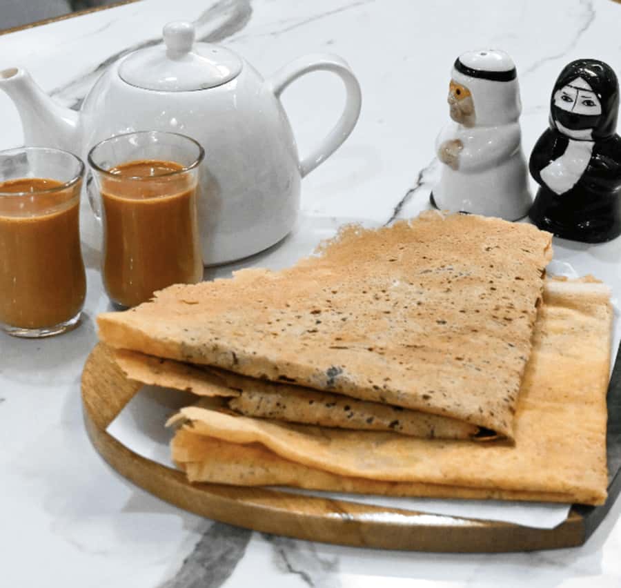 Dubai: Traditional Emirati Breakfast Experience - The live cooking stations