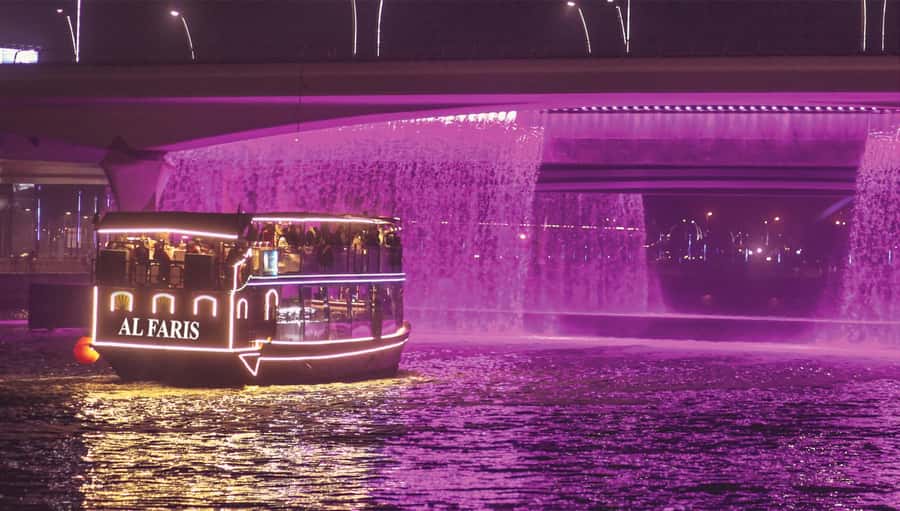 Dubai: Water Canal Cruise and La Perle Show with Dinner - A Dubai evening built around two very different experiences
