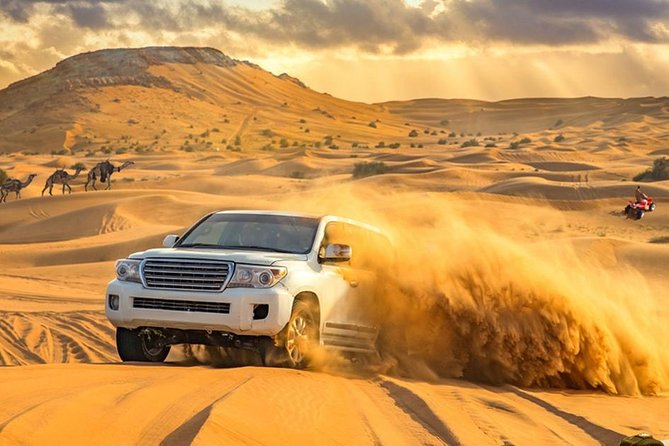 Evening Desert Adventure: Quad Biking, Sandboarding & Camel Ride - Dune Bashing for 35 to 40 Minutes