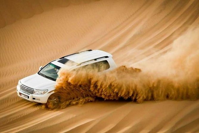 Evening Desert Safari Abu Dhabi with Dinner - BBQ dinner under the evening sky