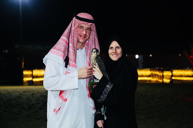 Evening Desert Safari Abu Dhabi with Hot BBQ Dinner - Live entertainment after dark