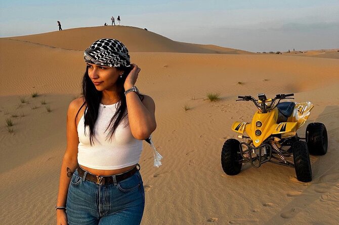 Evening Desert Safari Quad Bike and Live BBQ - Dune bashing in a 4x4