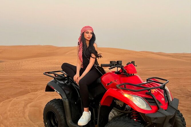 Evening Desert Safari Quad Bike and Live BBQ - The afternoon pickup from Abu Dhabi