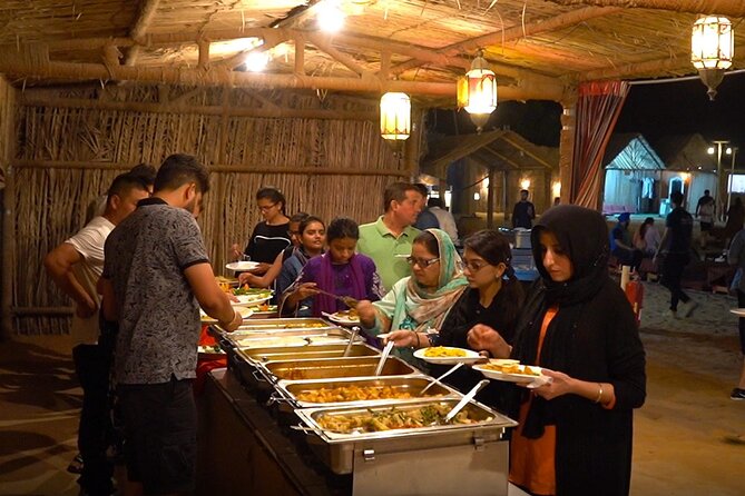 Evening Desert Safari Tour With Dinner & Entertainment - Barbecue dinner with choices for mixed groups