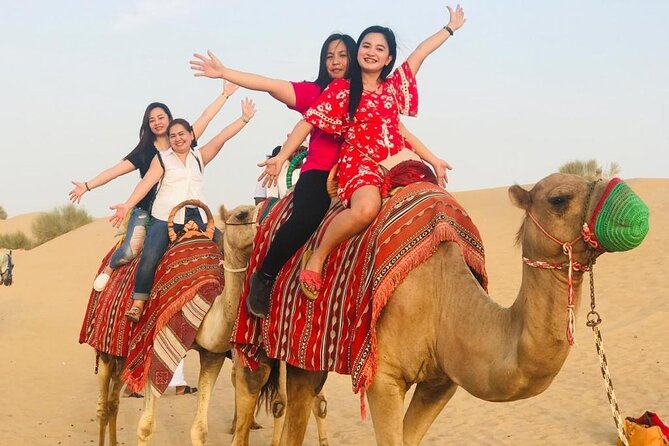 Evening Desert Safari Tours - The Bedouin-style camp after sunset
