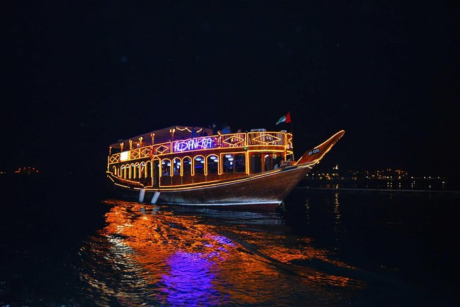 Evening Dhow Dinner Cruise in Dubai - Tanoura dancing and the onboard atmosphere