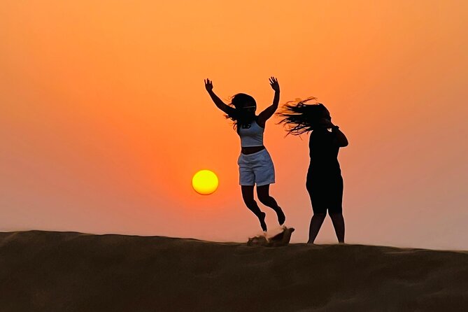 Evening Dubai Desert Safari, Red Sand, Premium camp shows & Diner - Red dunes first, camp second