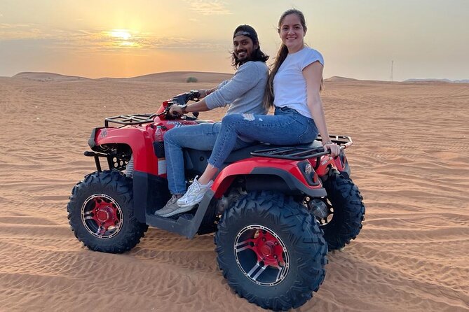 Evening Red Dunes Safari with Quad Biking, BBQ Dinner & LiveShows - The camp combines dinner, costumes, and stage shows