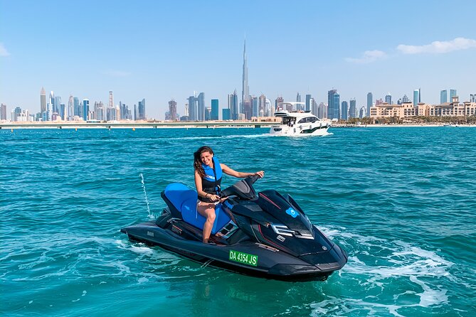 Fastest Jet Ski with Dubai Skyline, Burj Al Arab Views and Juice - Riding Dubai’s coast from Fishing Harbor