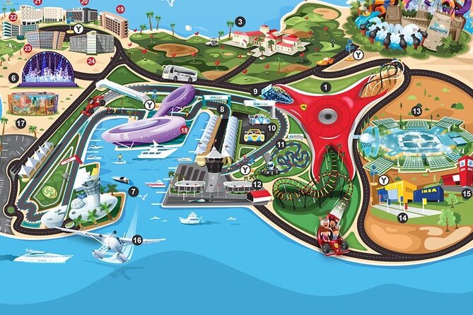 Ferrari World Abu Dhabi Admission Tickets (optional) - What you can do during six to eight hours