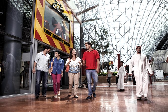 Ferrari World Entry Tickets from Dubai with Transfers from hotel - The Ferrari cars and family attractions add needed variety